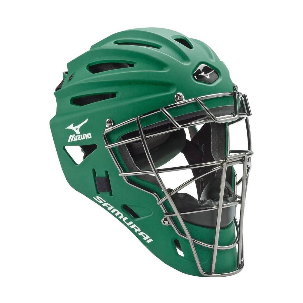 Panske Prilba Mizuno Samurai G4 Baseball Zelene Vypredaj ZGSF80275